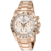 Rolex Cosmograph Daytona Ivory Dial 18K Everose Gold Oyster Bracelet Automatic Men's Watch 116505IVSO