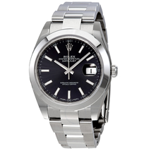 Rolex Datejust 41 Black Dial Automatic Stainless Steel Men's Watch 126300BKSO