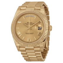 Rolex Day-Date 40 Champagne Dial 18K Yellow Gold President Automatic Men's Watch 228238CRSP