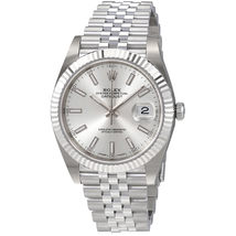Rolex Oyster Perpetual Datejust Silver Dial Automatic Men's Watch 126334SSJ