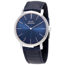 Piaget Altiplano Blue Dial Blue Leather Men's Watch G0A42105