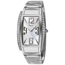 Piaget Limelight White Mother of Pearl Dial White Gold Ladies Watch G0A32095
