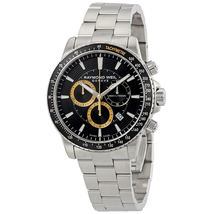 Raymond Weil Tango Chronograph Black Dial Men's Watch 8570-ST1-20701