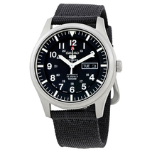 Seiko 5 Automatic Black Dial Men's Watch SNZG15J1