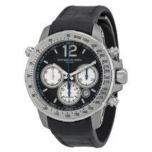 Raymond Weil Nabucco Black Dial Titanium Men's Watch 7700-TIR-05207