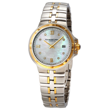 Raymond Weil Parsifal Diamond White Mother of Pearl Dial Ladies Watch 5180-STP-00995