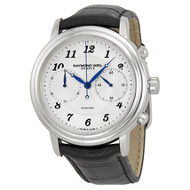 Raymond Weil Maestro Chronograph Silver Dial Men's Watch 4830-STC-05659
