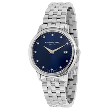 Raymond Weil Toccata Blue Diamond Dial Ladies Watch 5388-ST-50081