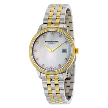 Raymond Weil Toccata Mother of Pearl Diamond Dial Two-tone Ladies Watch 5388-SPS-97081