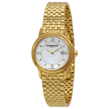 Raymond Weil Tradition Mother of Pearl Dial Gold PVD Stainless Steal Ladies Watch 5966-P-00995
