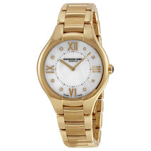 Raymond Weil Noemia Mother of Pearl Diamond Yellow Gold PVD Steel Ladies Watch 5136-P-00995