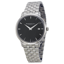 Raymond Weil Toccata Black Dial Stainless Steel Men's Watch 5488-ST-20001
