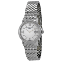 Raymond Weil Tradition Mother of Pearl Dial Stainless Steel Diamond Ladies Watch 5966-ST-00995