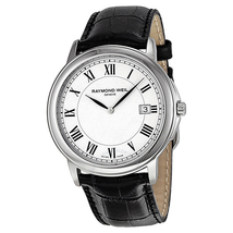 Raymond Weil Tradition White Dial Stainless Steel Men's Watch 54661-STC-00300