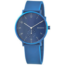 Skagen Aaren Kulor Aluminum Quartz Blue Dial Unisex Watch SKW6508