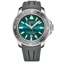 Stuhrling Original Aquadiver Quartz Green Dial Men's Watch M13625