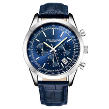 Stuhrling Original Monaco Quartz Blue Dial Men's Watch M13660