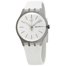 Swatch Bricablanc Quartz White Dial Unisex Watch SUOW710