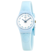 Swatch Clearsky White Dial Ladies Watch LL119