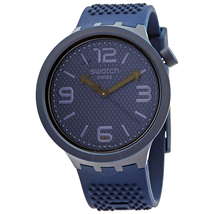 Swatch Quartz Blue Dial Blue Silicone Watch SO27N100