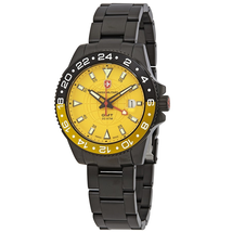 Swiss Military GMT Nero Quartz Yellow Dial Men's Watch 2779
