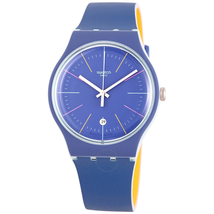 Swatch Blue Layered Quartz Blue Dial Men's Watch SUOS403