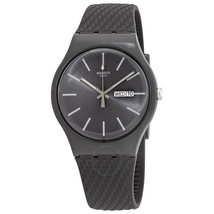 Swatch Bricagris Quartz Grey Dial Men's Watch SUOM708