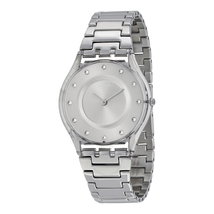 Swatch Drawer Silver Dial Stainless Steel Ladies Watch SFK393G