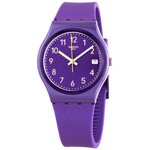Swatch Purplazing Quartz Purple Dial Ladies Watch GV402