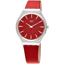 Swatch Skindream Quartz Red Dial Watch SYXS119