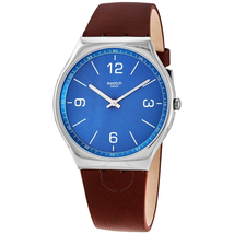 Swatch SKINWIND Sun-brushed Blue Dial Men's Watch SS07S101