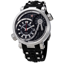 Swiss Legend Time Traveler Black Dial Men's Watch SL-13841SM-01