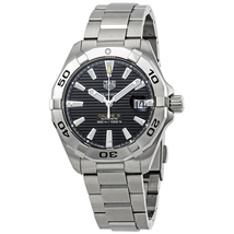 Tag Heuer Aquaracer Automatic Black Sunray Brushed Dial Men's Watch WBD2110.BA0928