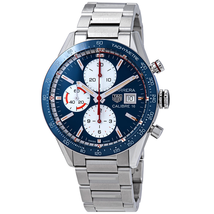 Tag Heuer Carrera Automatic Chronograph Blue Dial Men's Watch CV201AR.BA0715
