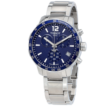 Tissot Quickster Chronograph Blue Dial Men's Watch T095.417.11.047.00