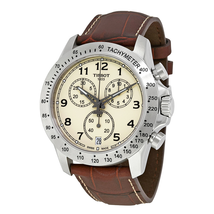 Tissot V8 Chronograph  Ivory Dial Men's Watch T106.417.16.262.00