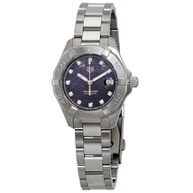 Tag Heuer Aquaracer Automatic Black Mother of Pearl Diamond Dial Ladies Watch WBD2312.BA0740
