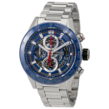 Tag Heuer Carrera Skeleton Dial Automatic Men's Chronograph Watch CAR201T.BA0766