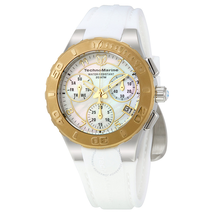 Technomarine Cruise Medusa Chronograph White Dial Ladies Watch TM-115089