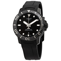 Tissot Seastar 1000 Black Dial Automatic Men's Rubber Watch T120.407.37.051.00