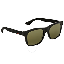 Gucci Black Acetate Square Sunglasses GG0008S-001 53