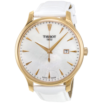 Tissot Tradition Mother of Pearl Dial Ladies 42mm Watch T063.610.36.116.01