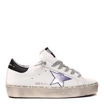 Golden Goose Deluxe Brand Hi Star Ladies White & Metallic Sneakers G36WS945M2
