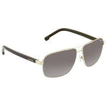Lacoste Brown Gradient Rectangular Unisex Sunglasses L162S 714 61