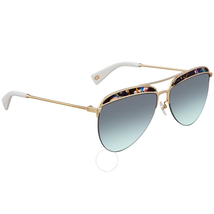 Marc Jacobs Green Aqua Aviator Sunglasses MARC 268/S M4R 00 61