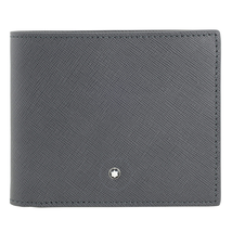 Montblanc Sartorial 8CC Dark Grey Leather Wallet 116333