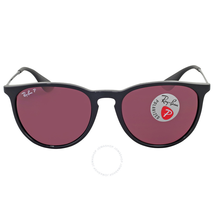Ray Ban Erika Polarized Violet Mirror Sunglasses RB4171 601/5Q 54