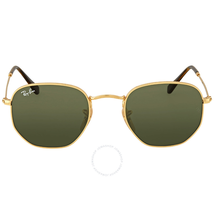Ray Ban Hexagonal Flat Green Classic G-15 Sunglasses RB3548N 001 48