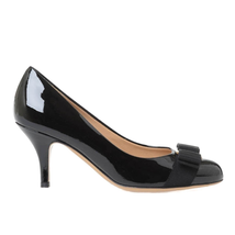 Ferragamo Salvatore  Carla Patent Leather Court Shoes, Brand Size 9 574558 01B792 039