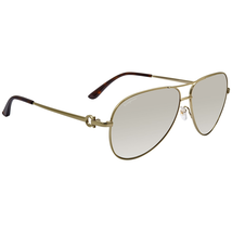 Ferragamo Grey Aviator Men's Sunglasses SF167S 718 62